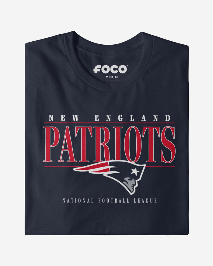 New England Patriots Signature Bar T-Shirt FOCO - FOCO.com