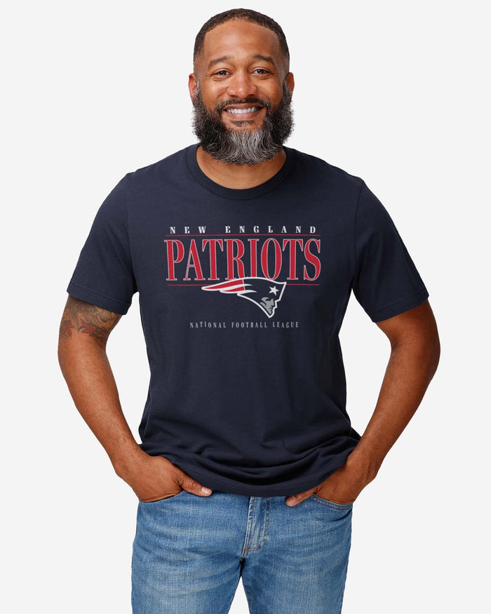 New England Patriots Signature Bar T-Shirt FOCO - FOCO.com