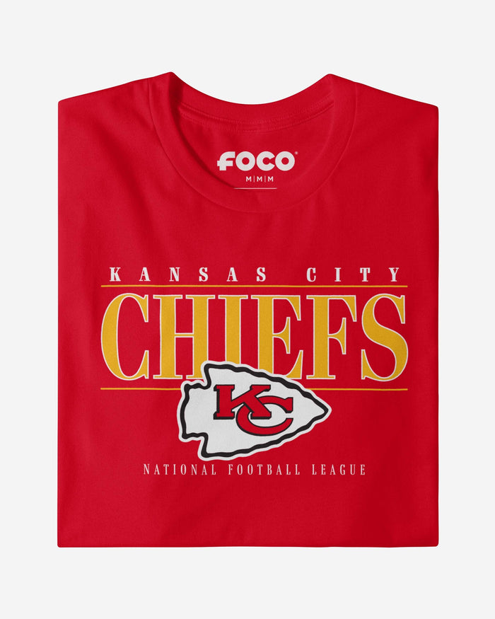 Kansas City Chiefs Signature Bar T-Shirt FOCO - FOCO.com