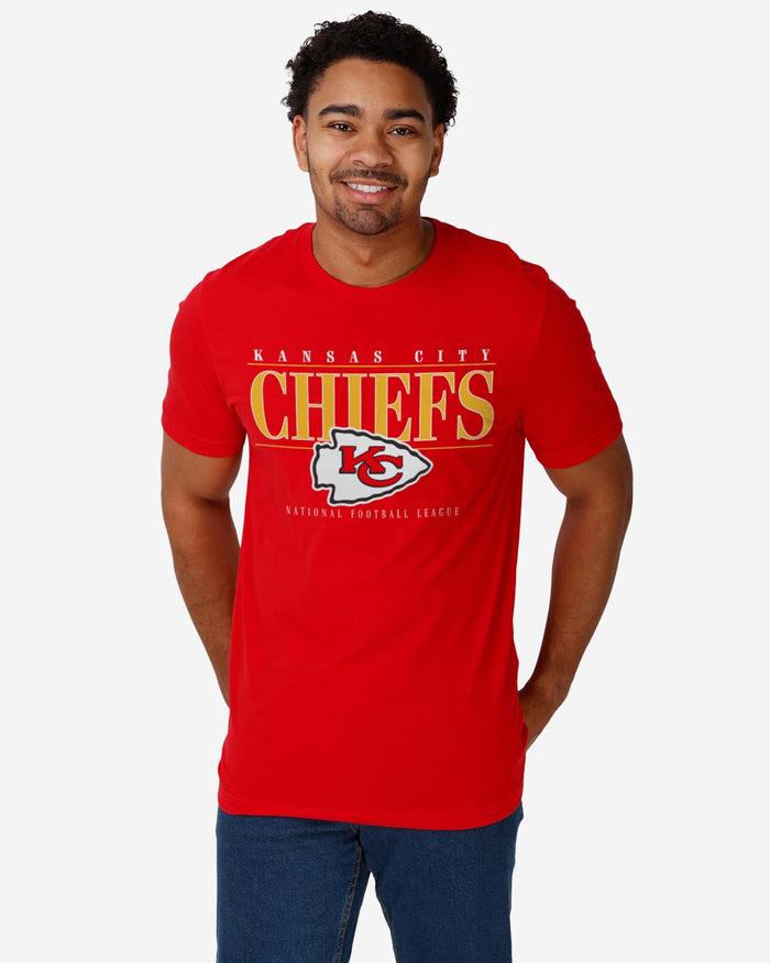 Kansas City Chiefs Signature Bar T-Shirt FOCO - FOCO.com