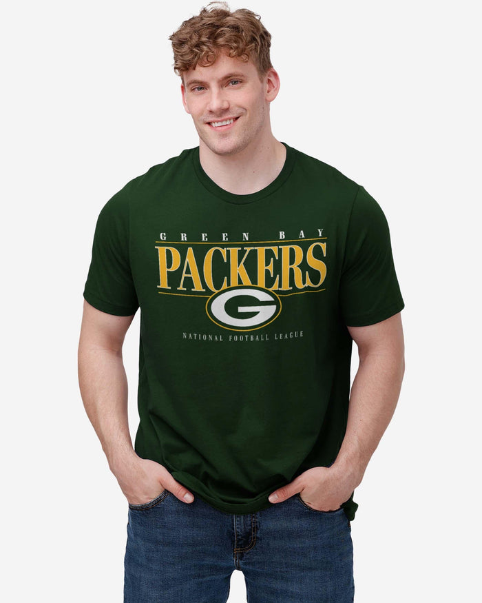 Green Bay Packers Signature Bar T-Shirt FOCO - FOCO.com