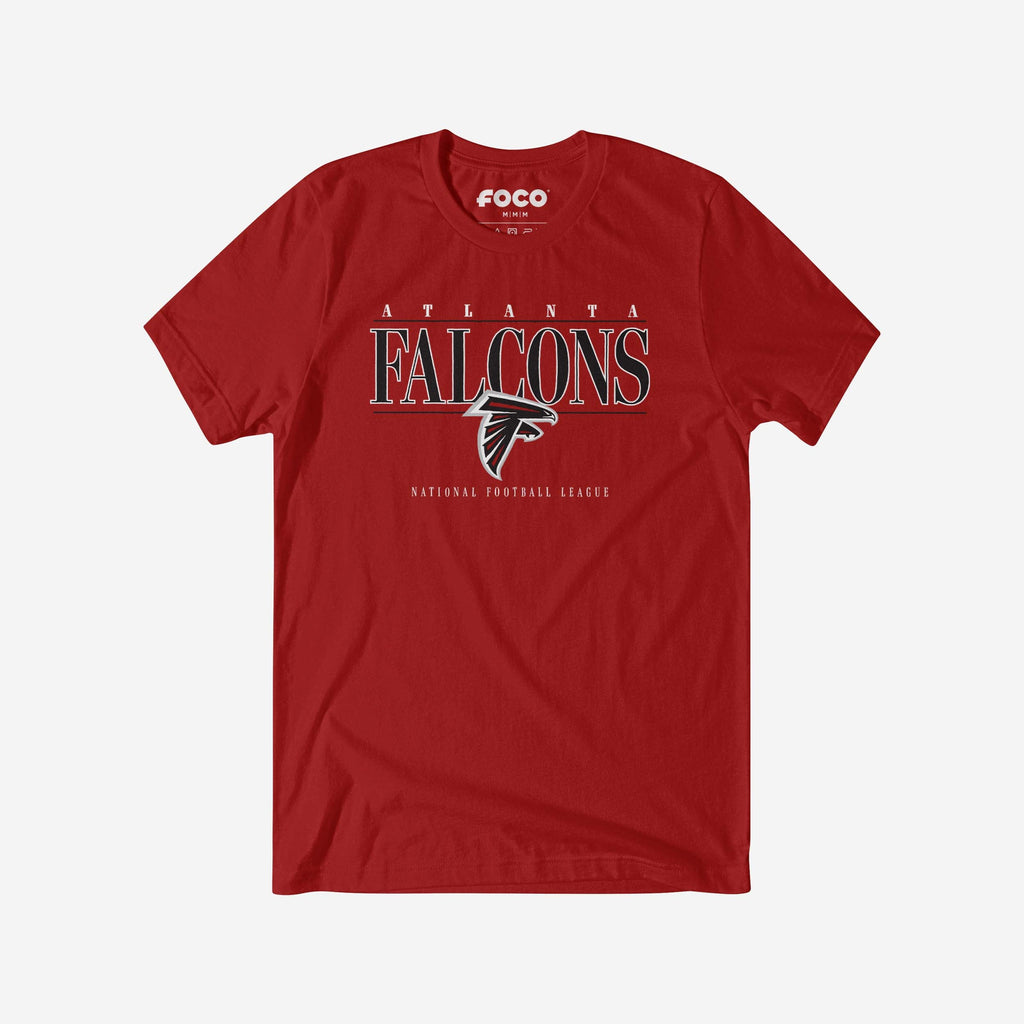 Atlanta Falcons Signature Bar T-Shirt FOCO S - FOCO.com