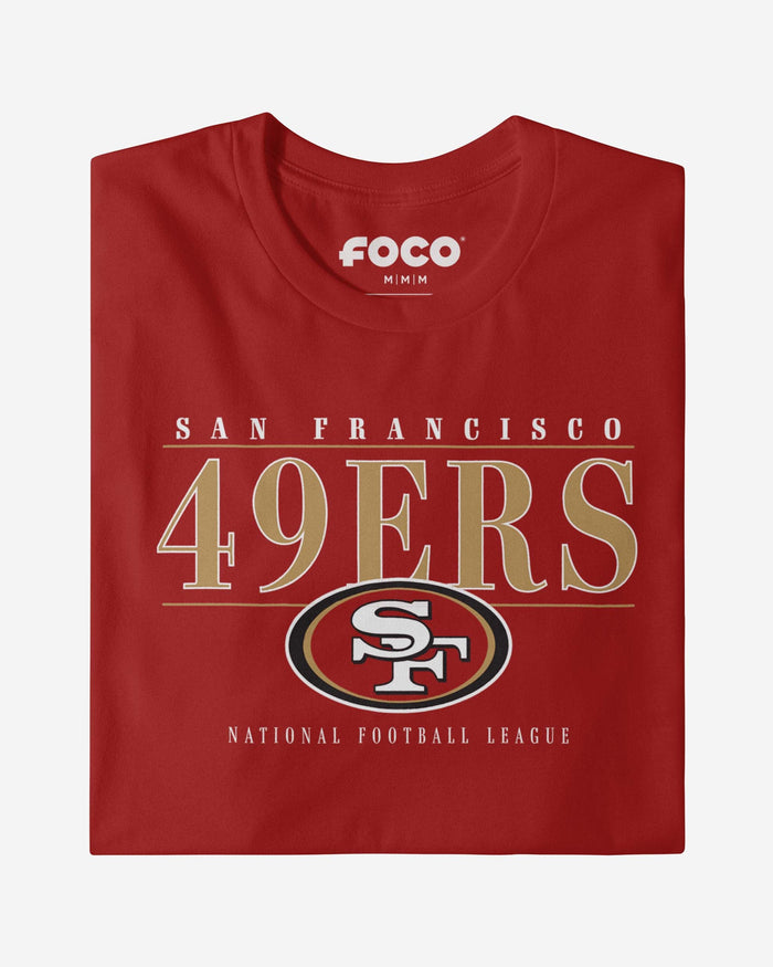 San Francisco 49ers Signature Bar T-Shirt FOCO - FOCO.com