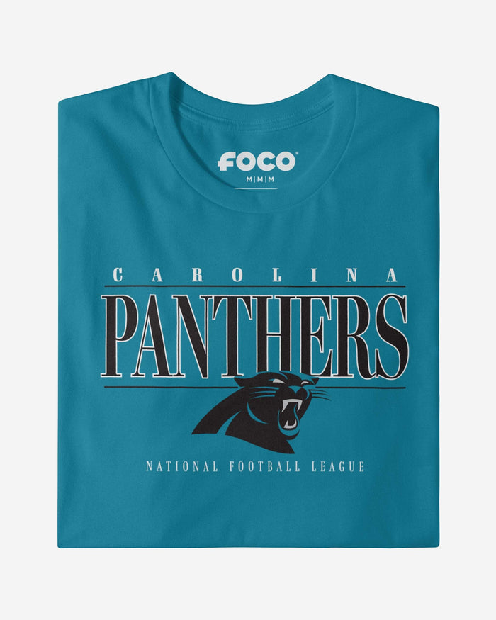 Carolina Panthers Signature Bar T-Shirt FOCO - FOCO.com