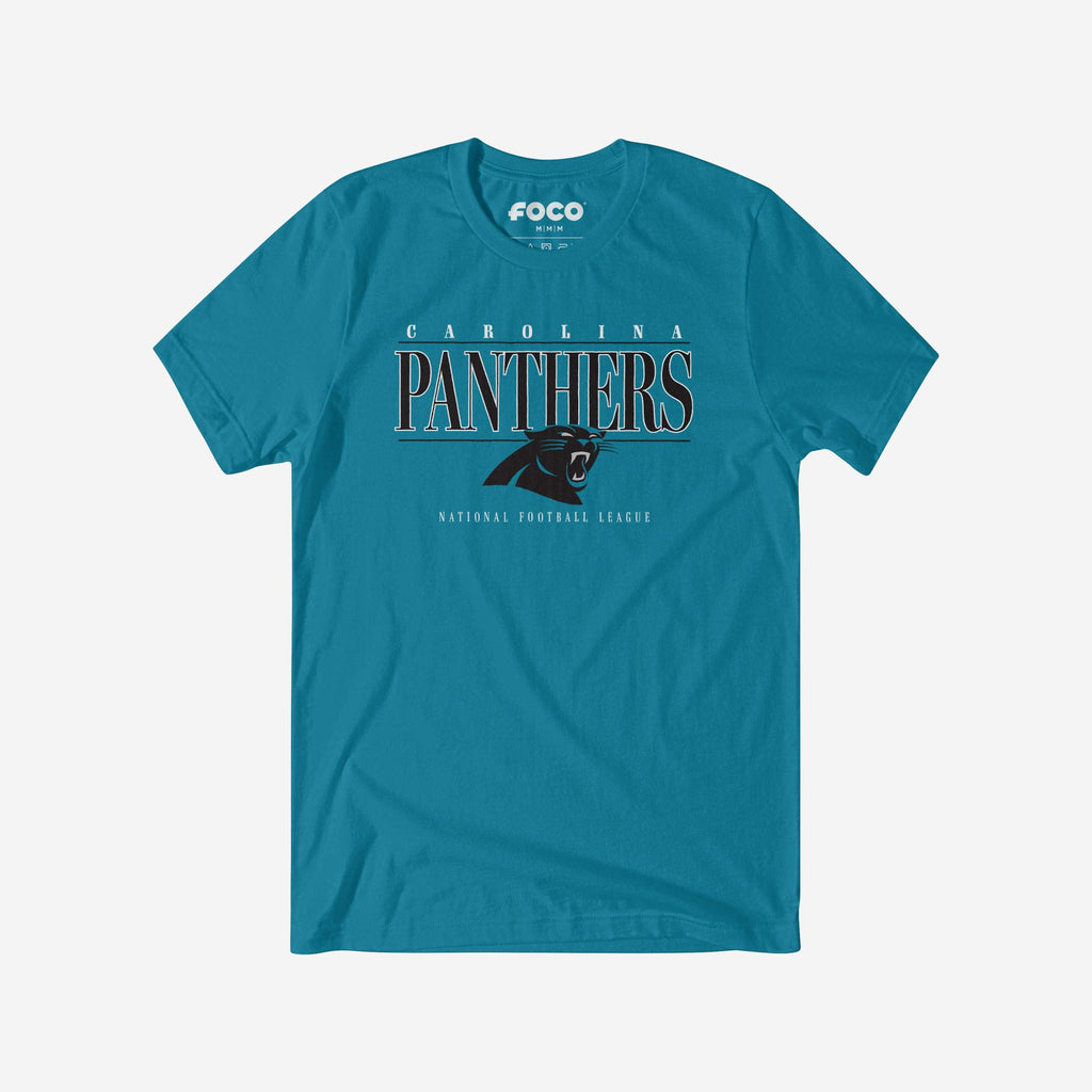 Carolina Panthers Signature Bar T-Shirt FOCO S - FOCO.com