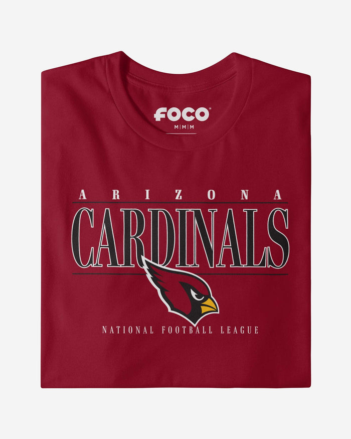 Arizona Cardinals Signature Bar T-Shirt FOCO - FOCO.com