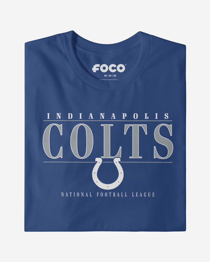 Indianapolis Colts Signature Bar T-Shirt FOCO - FOCO.com