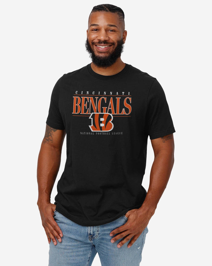 Cincinnati Bengals Signature Bar T-Shirt FOCO - FOCO.com