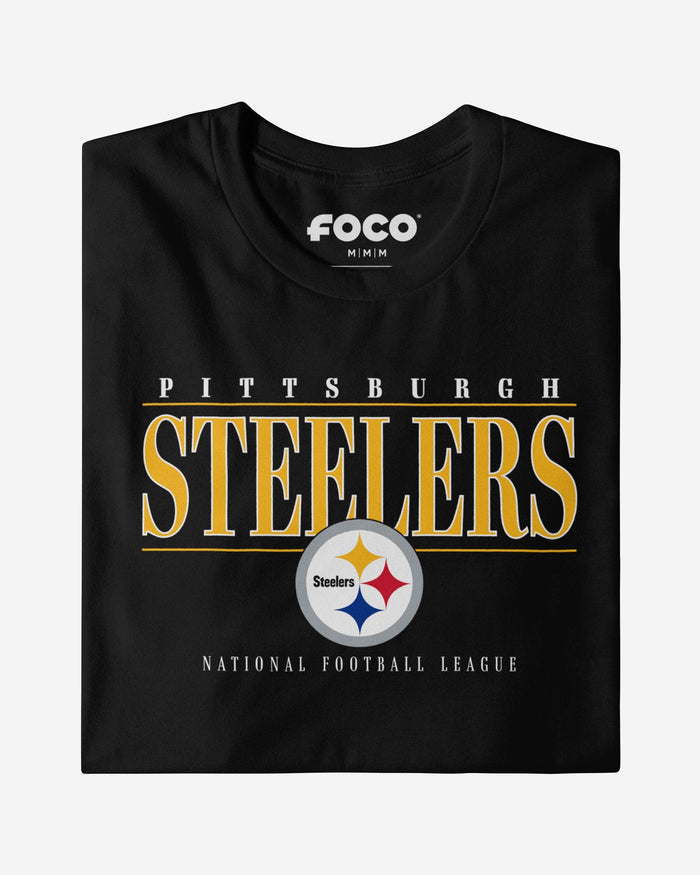 Pittsburgh Steelers Signature Bar T-Shirt FOCO - FOCO.com