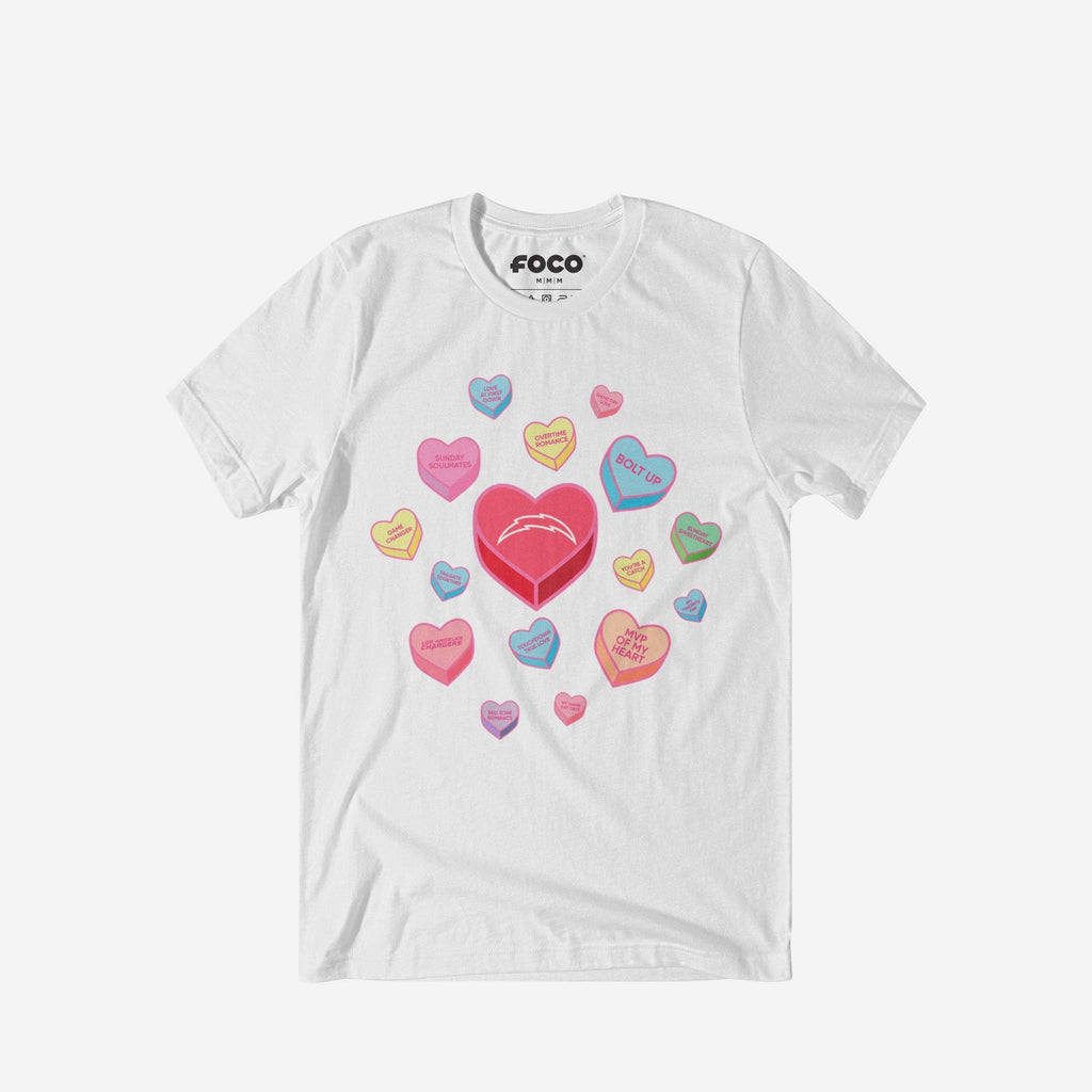 Los Angeles Chargers Sweet Talk T-Shirt FOCO S - FOCO.com