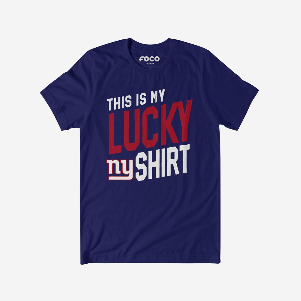 New York Giants This Is My Lucky T-Shirt FOCO S - FOCO.com
