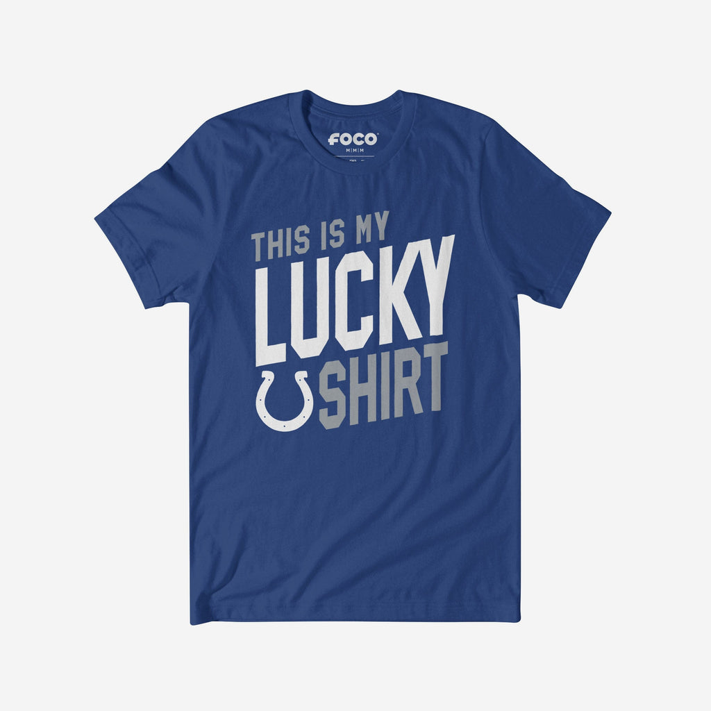 Indianapolis Colts This Is My Lucky T-Shirt FOCO S - FOCO.com