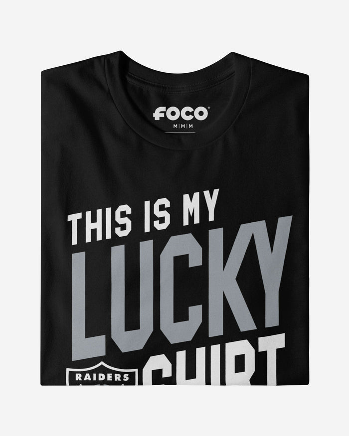 Las Vegas Raiders This Is My Lucky T-Shirt FOCO - FOCO.com