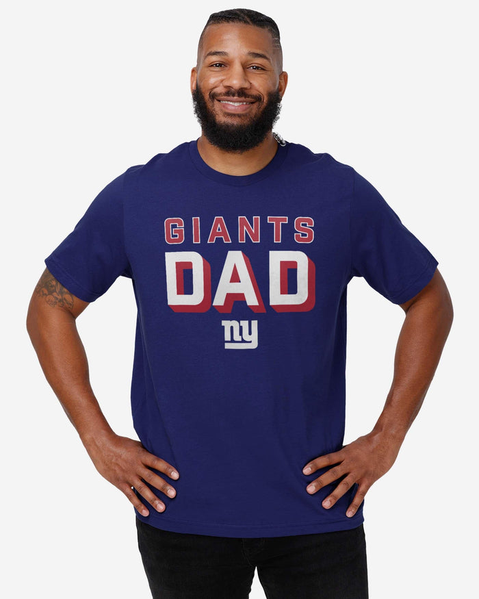 New York Giants Team Dad T-Shirt FOCO - FOCO.com