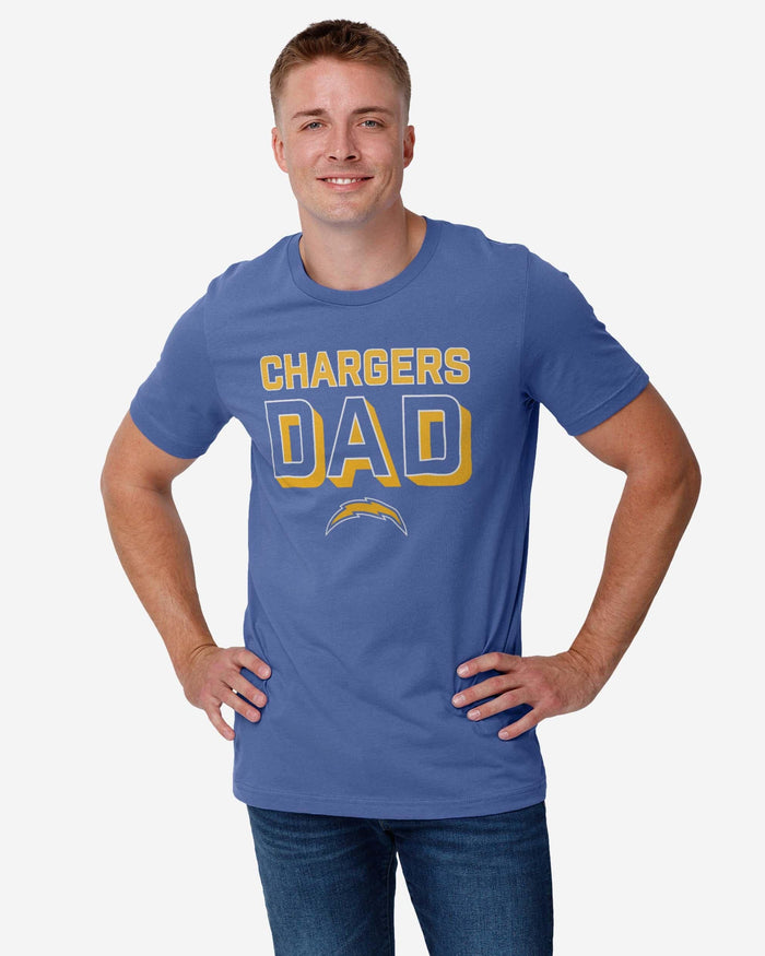 Los Angeles Chargers Team Dad T-Shirt FOCO - FOCO.com