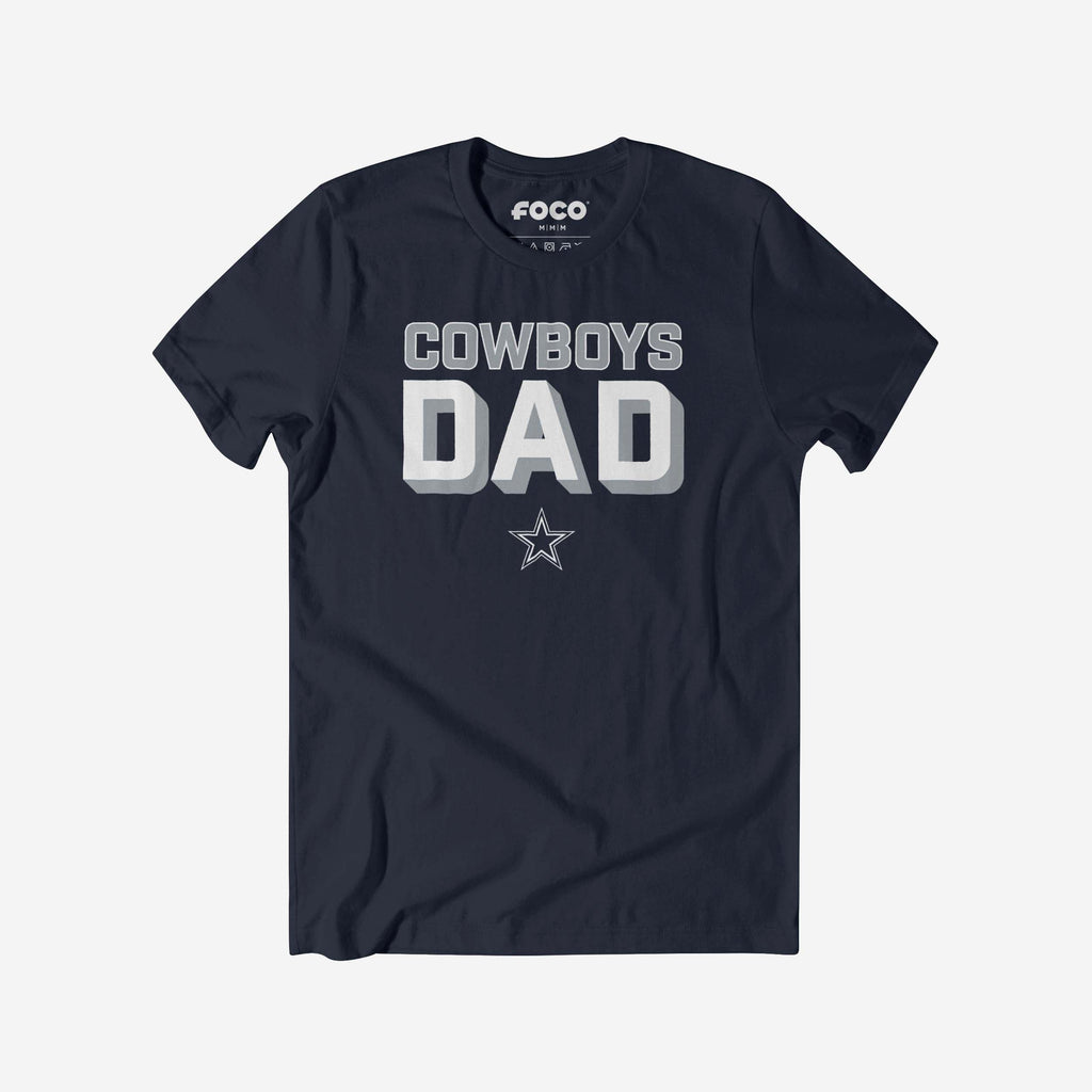 Dallas Cowboys Team Dad T-Shirt FOCO S - FOCO.com