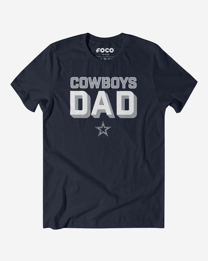 Dallas Cowboys Team Dad T-Shirt FOCO S - FOCO.com