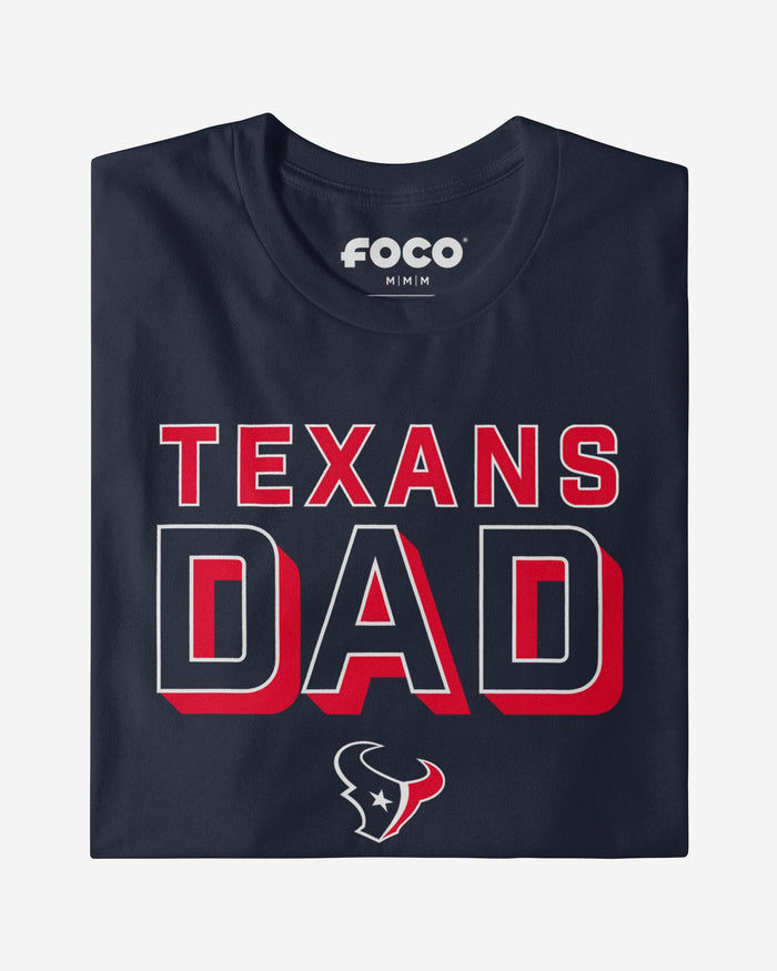 Houston Texans Team Dad T-Shirt FOCO - FOCO.com