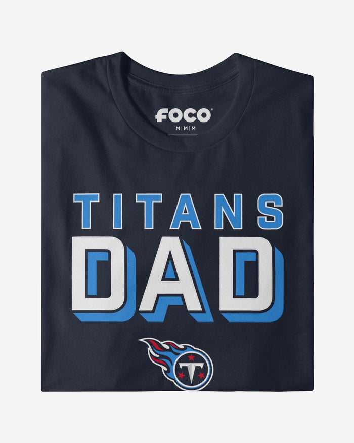Tennessee Titans Team Dad T-Shirt FOCO - FOCO.com