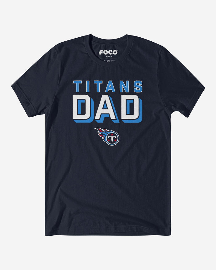Tennessee Titans Team Dad T-Shirt FOCO S - FOCO.com