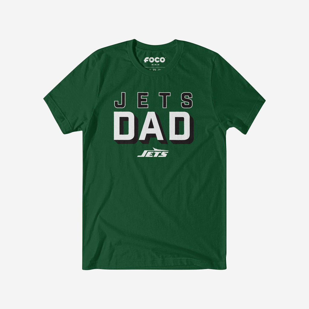 New York Jets Team Dad T-Shirt FOCO S - FOCO.com