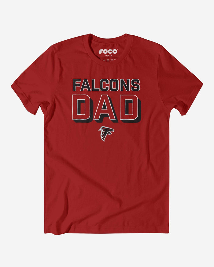 Atlanta Falcons Team Dad T-Shirt FOCO S - FOCO.com