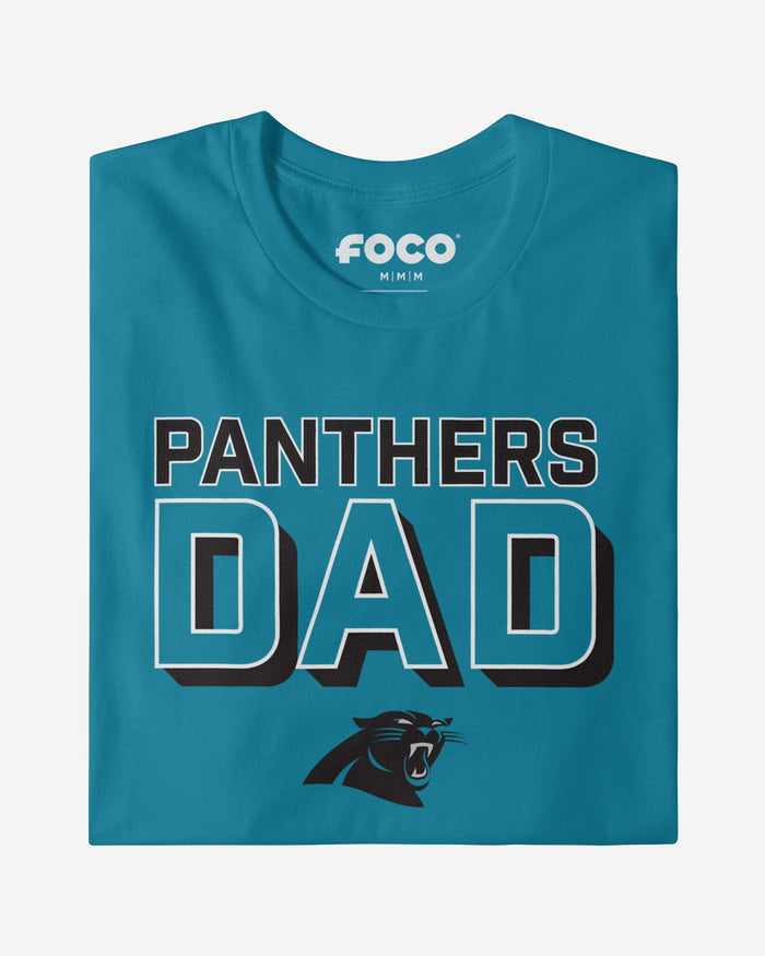 Carolina Panthers Team Dad T-Shirt FOCO - FOCO.com