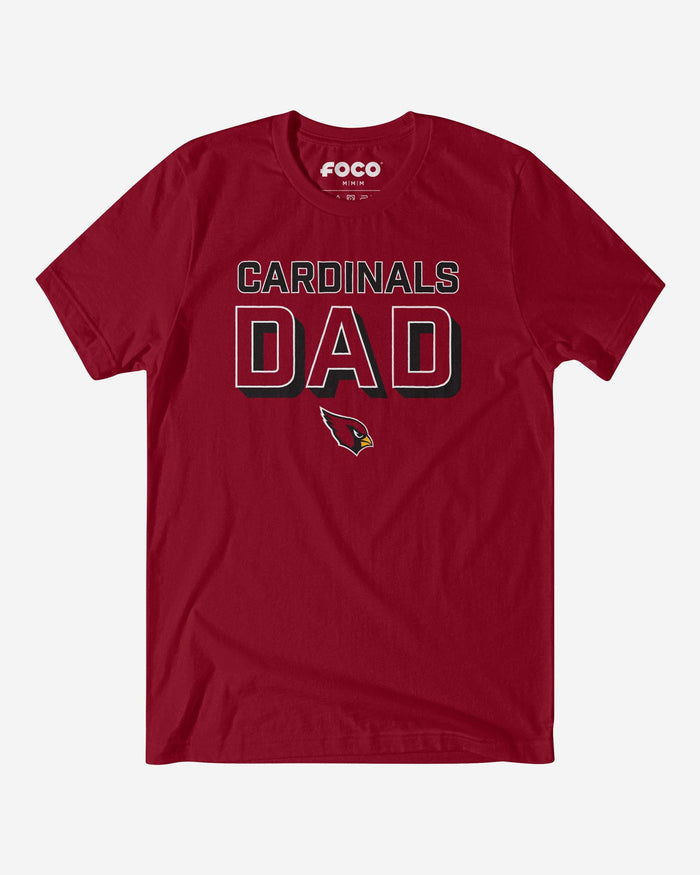 Arizona Cardinals Team Dad T-Shirt FOCO S - FOCO.com