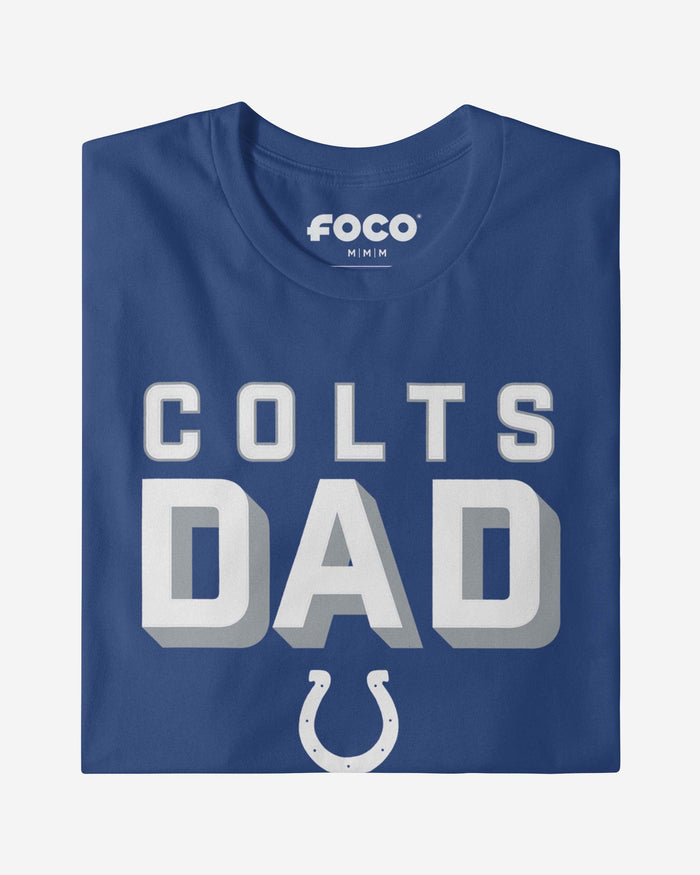 Indianapolis Colts Team Dad T-Shirt FOCO - FOCO.com