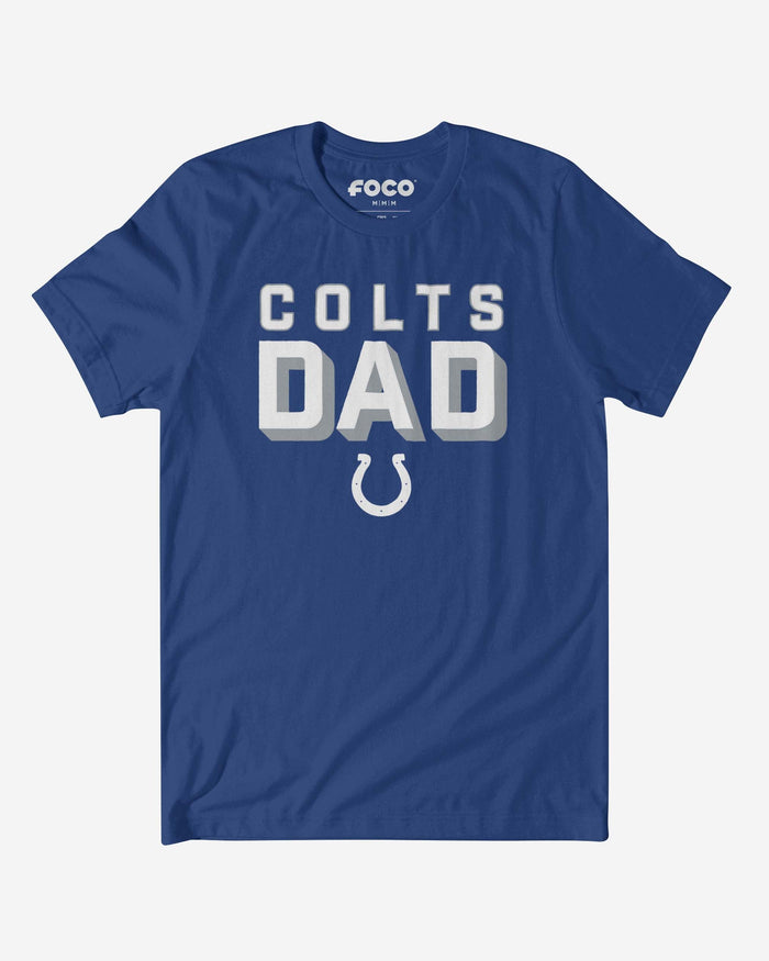 Indianapolis Colts Team Dad T-Shirt FOCO S - FOCO.com