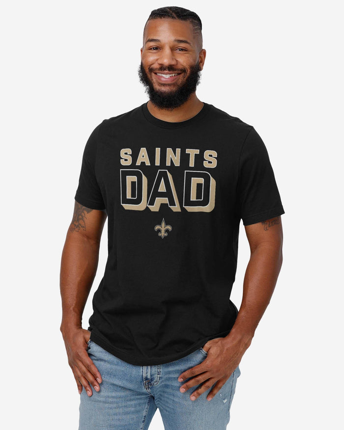 New Orleans Saints Team Dad T-Shirt FOCO - FOCO.com