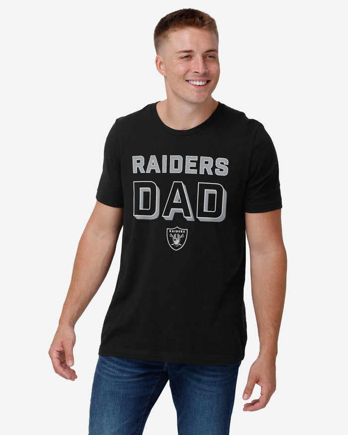 Las Vegas Raiders Team Dad T-Shirt FOCO - FOCO.com