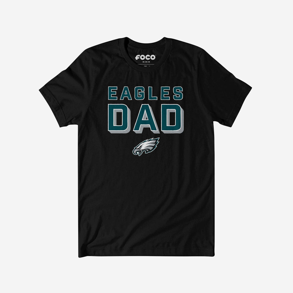 Philadelphia Eagles Team Dad T-Shirt FOCO S - FOCO.com