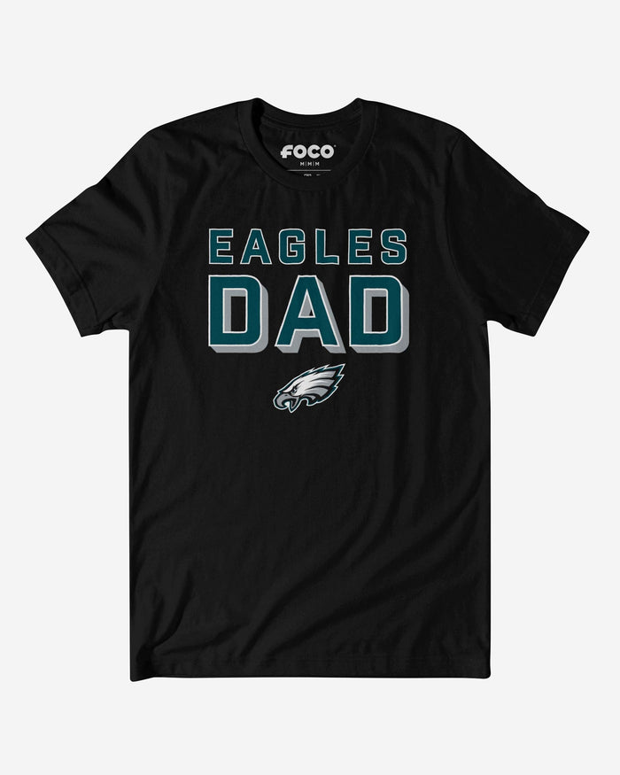 Philadelphia Eagles Team Dad T-Shirt FOCO S - FOCO.com