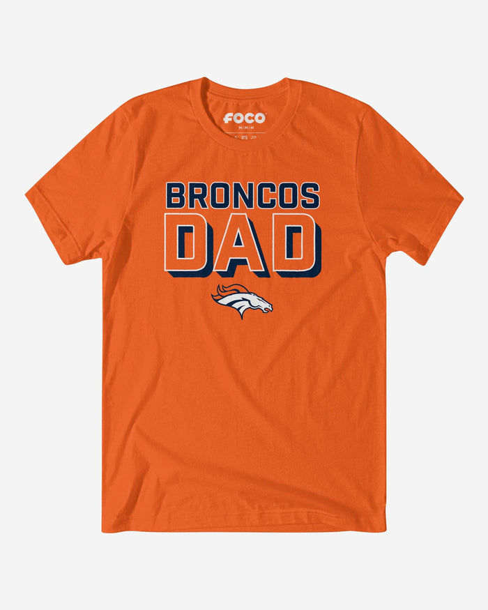 Denver Broncos Team Dad T-Shirt FOCO S - FOCO.com