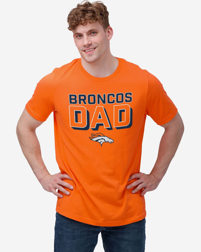 Denver Broncos Team Dad T-Shirt FOCO - FOCO.com