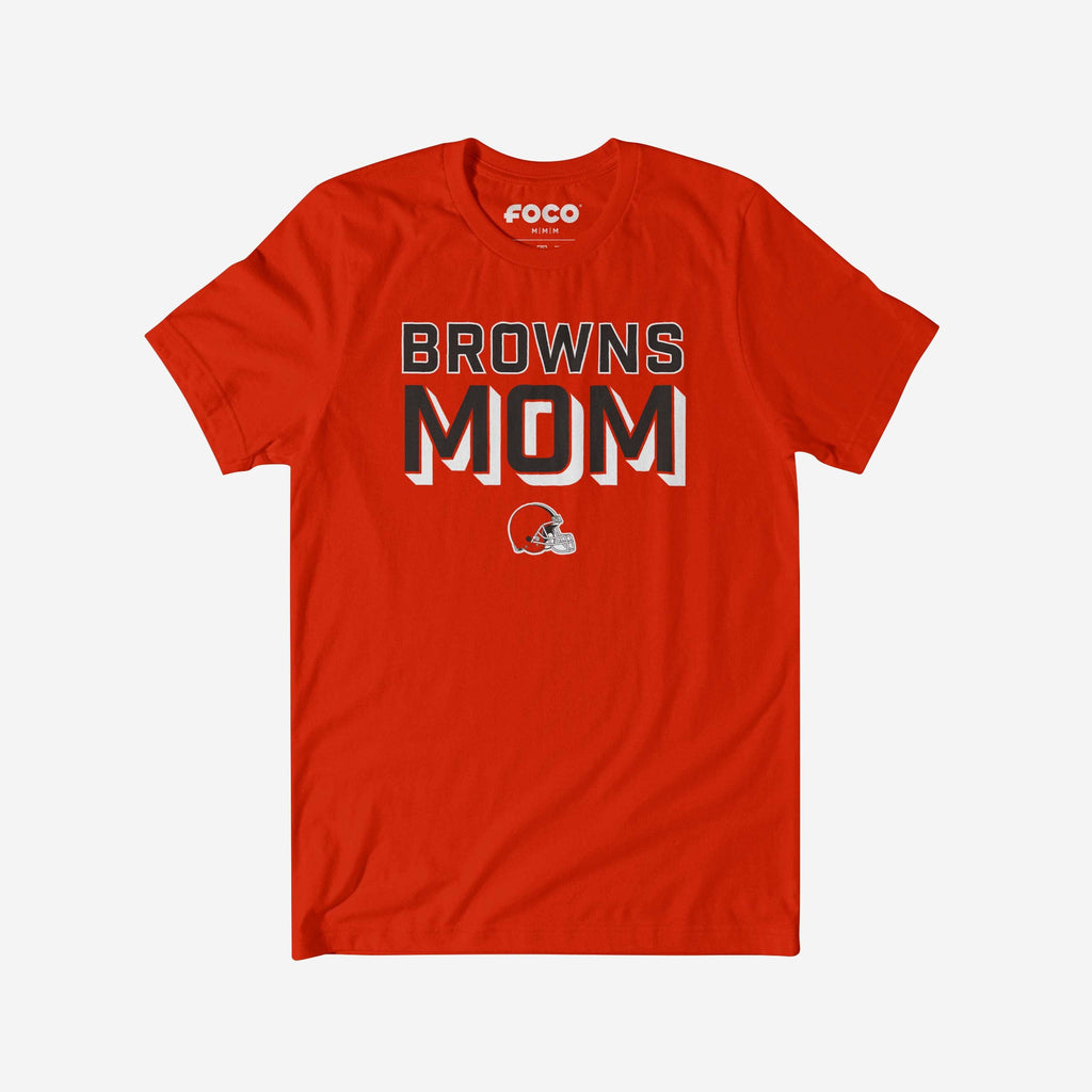 Cleveland Browns Team Mom T-Shirt FOCO S - FOCO.com
