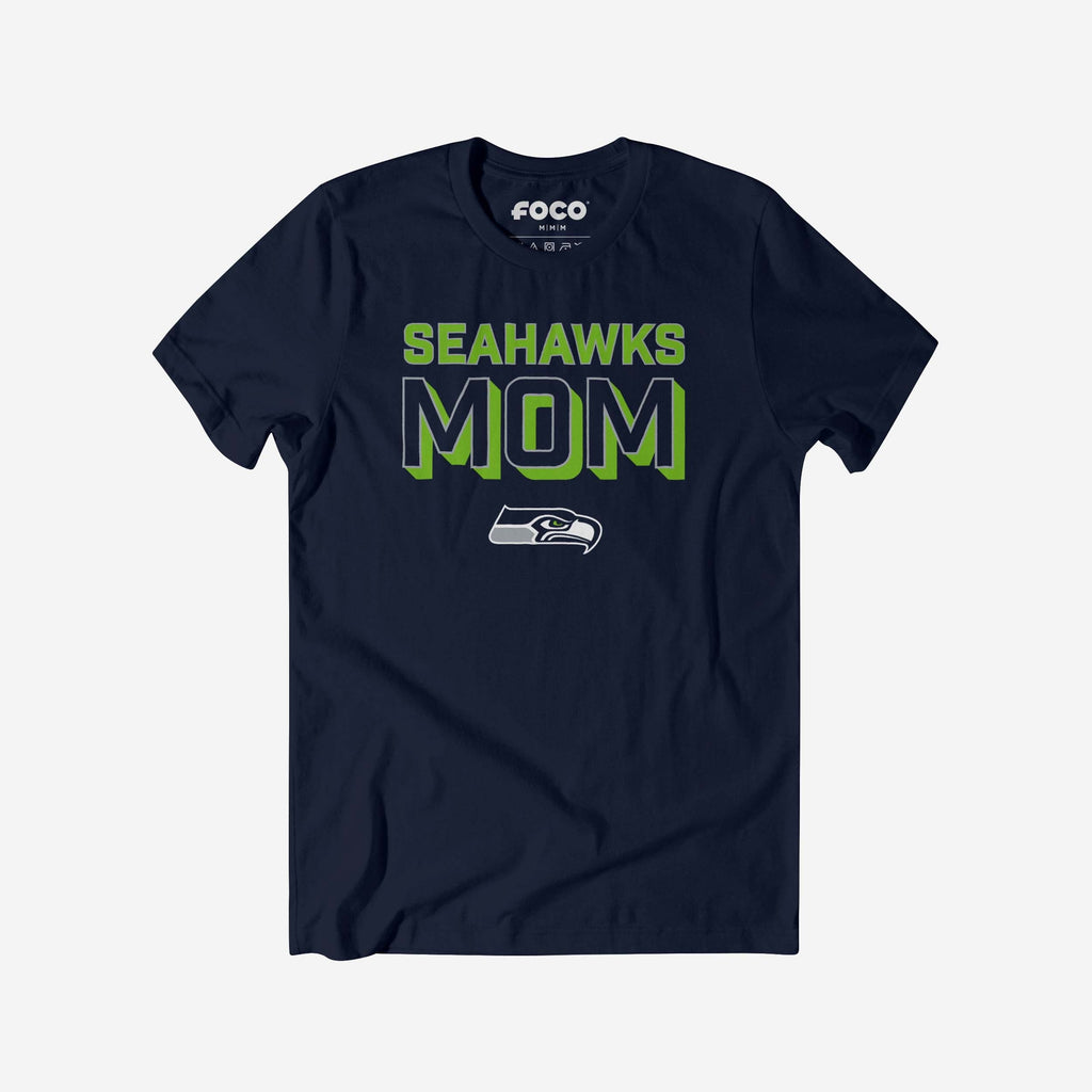 Seattle Seahawks Team Mom T-Shirt FOCO S - FOCO.com