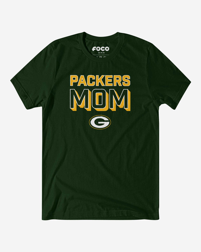 Green Bay Packers Team Mom T-Shirt FOCO S - FOCO.com