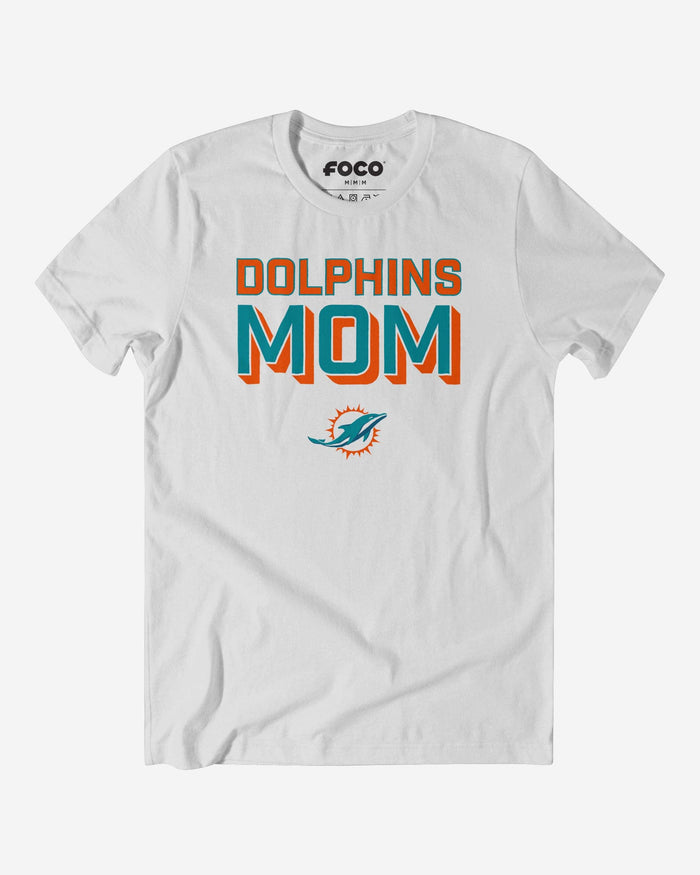 Miami Dolphins Team Mom T-Shirt FOCO S - FOCO.com