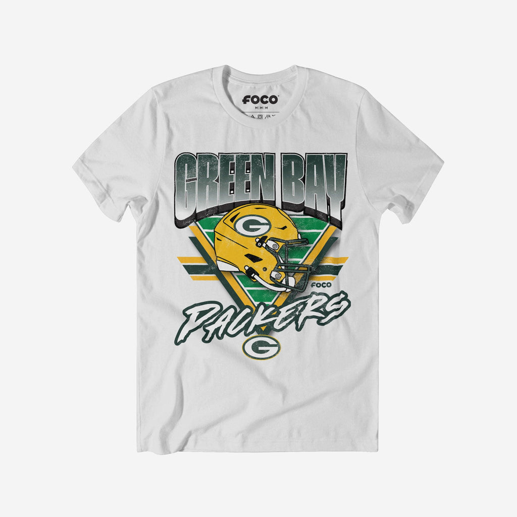 Green Bay Packers Triangle Vintage T-Shirt FOCO S - FOCO.com