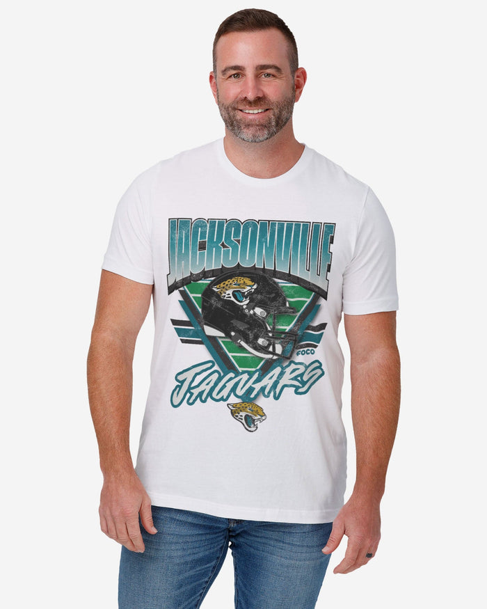 Jacksonville Jaguars Triangle Vintage T-Shirt FOCO - FOCO.com