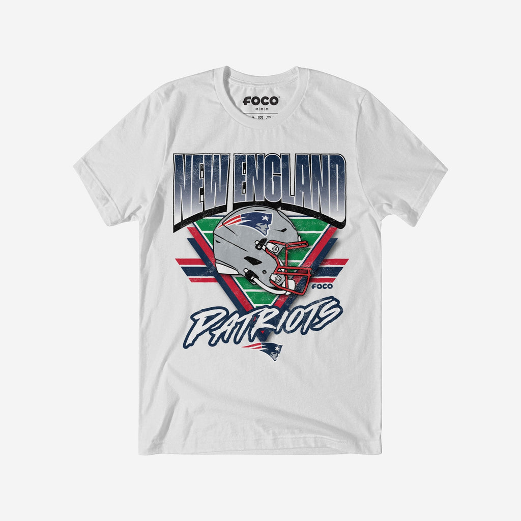 New England Patriots Triangle Vintage T-Shirt FOCO S - FOCO.com