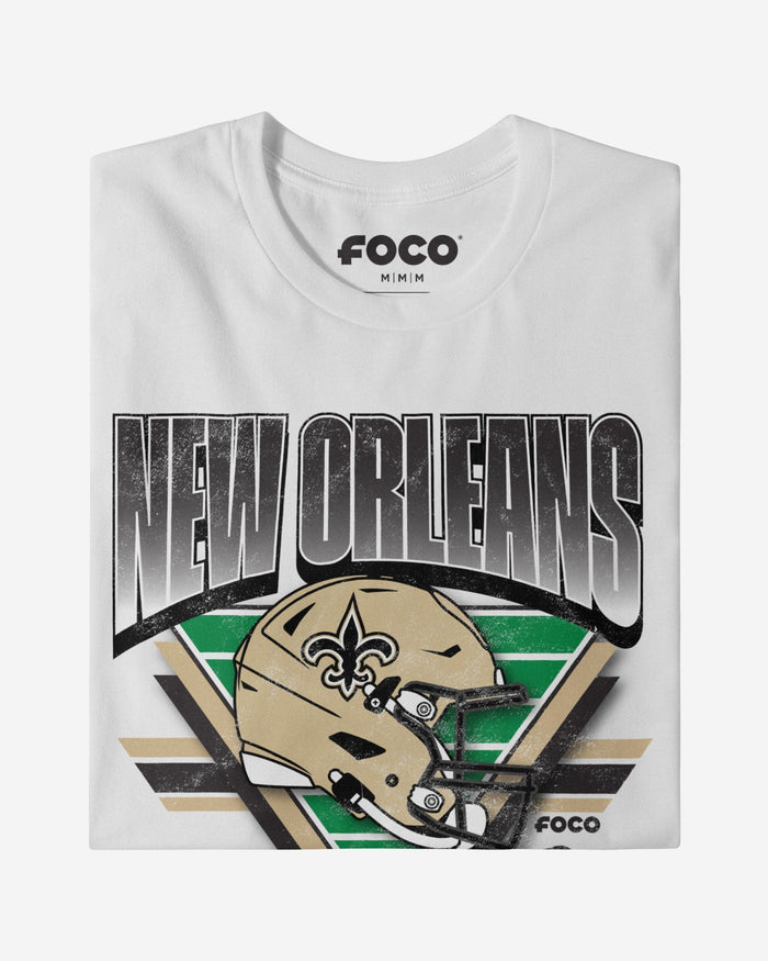 New Orleans Saints Triangle Vintage T-Shirt FOCO - FOCO.com