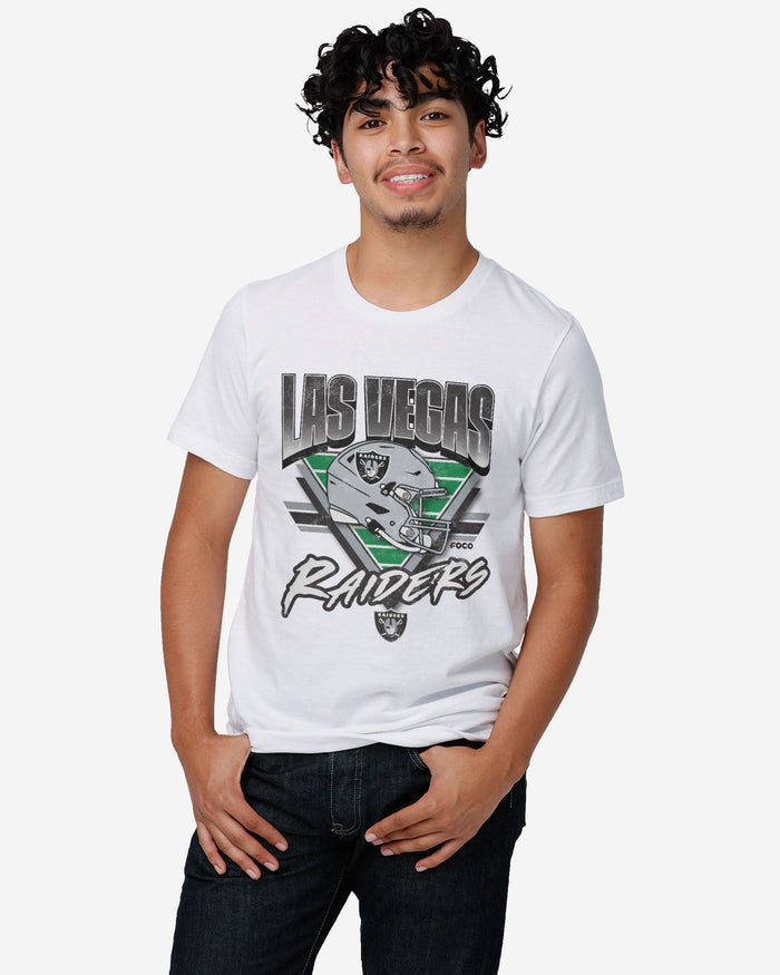 Las Vegas Raiders Triangle Vintage T-Shirt FOCO - FOCO.com