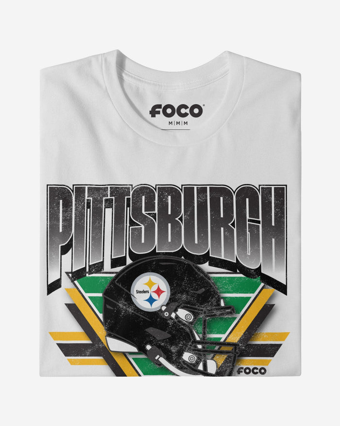 Pittsburgh Steelers Triangle Vintage T-Shirt FOCO - FOCO.com