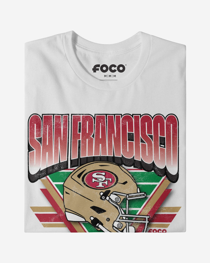 San Francisco 49ers Triangle Vintage T-Shirt FOCO - FOCO.com