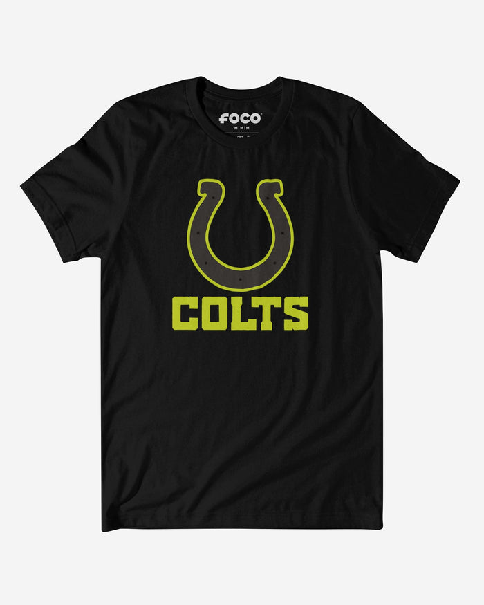 Indianapolis Colts Highlight Reel T-Shirt FOCO Black/Volt S - FOCO.com