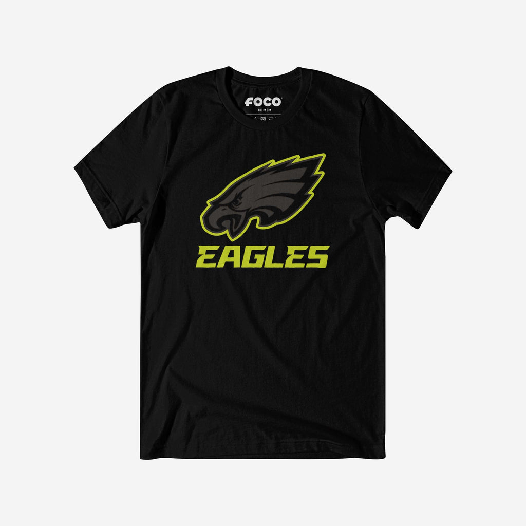 Philadelphia Eagles Highlight Reel T-Shirt FOCO Black/Volt S - FOCO.com