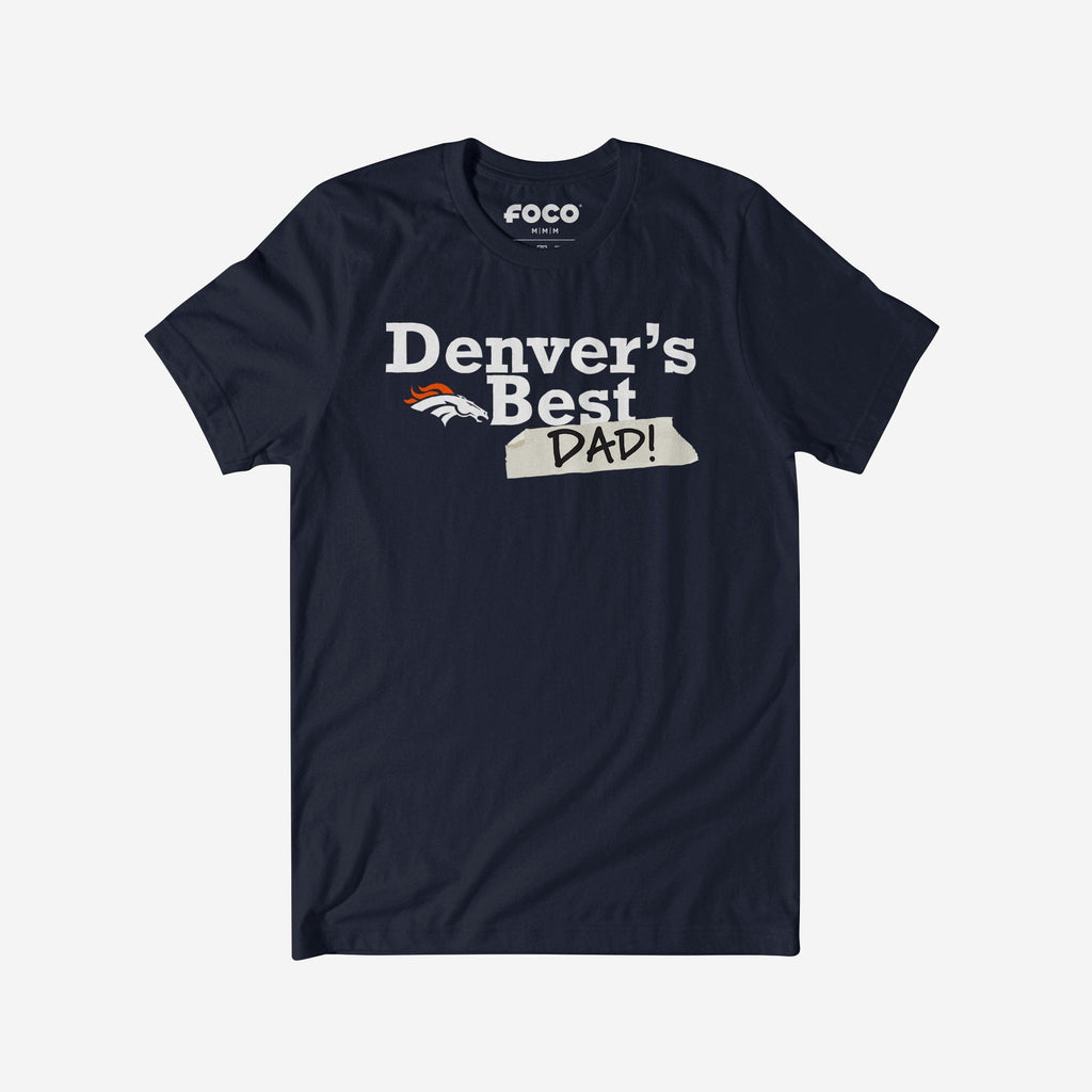 Denver Broncos World's Best Dad T-Shirt FOCO S - FOCO.com